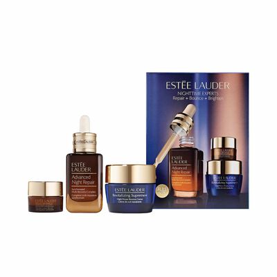 NIGHT TIME EXPERTS - REPAIR + BOUNCE BRIGHTEN (SET DE CUIDADO PARA LA PIEL)